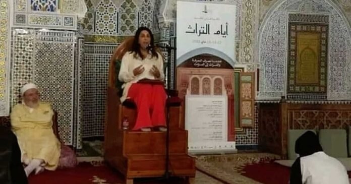 فيديو امرأة منبر القرويين فاس — تحقيق حقيقة.نت، التصنيف: مضلل